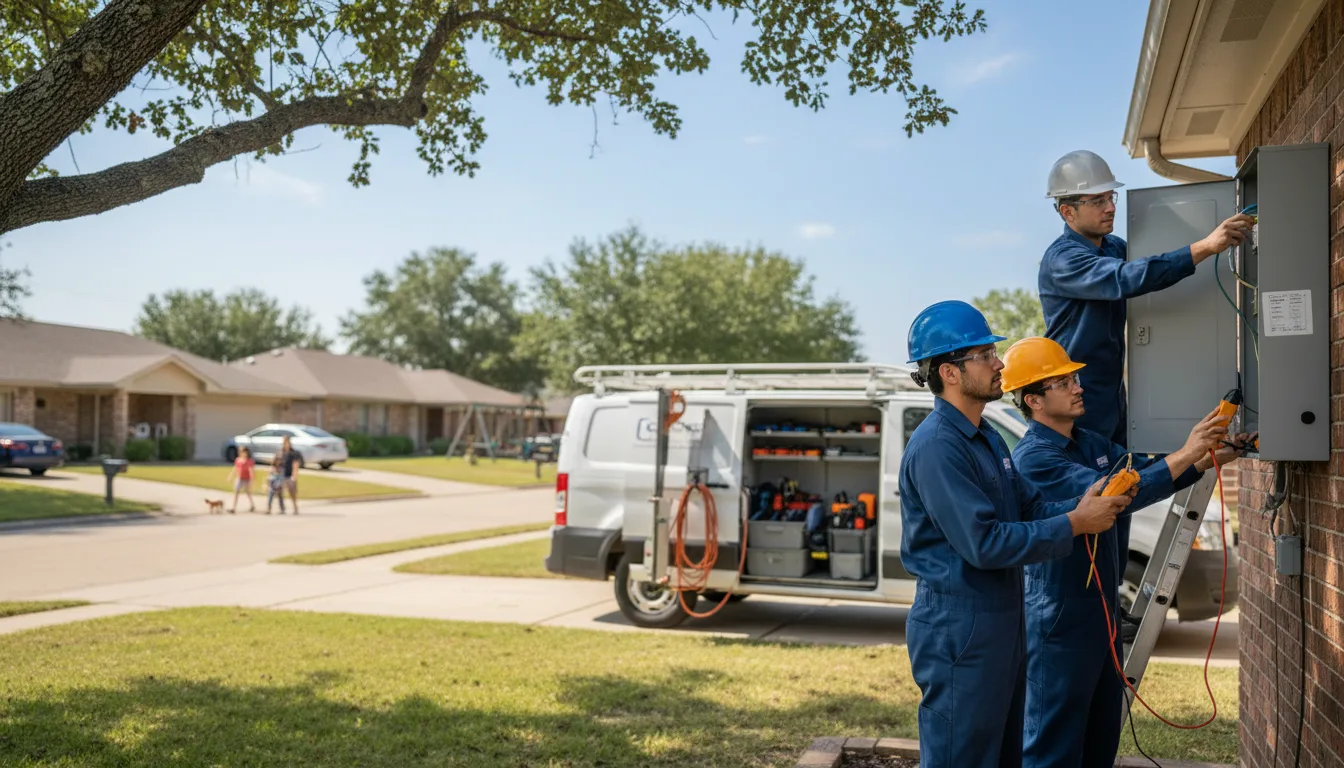 Certified electrician providing emergency electrical services in Douglass, KS
